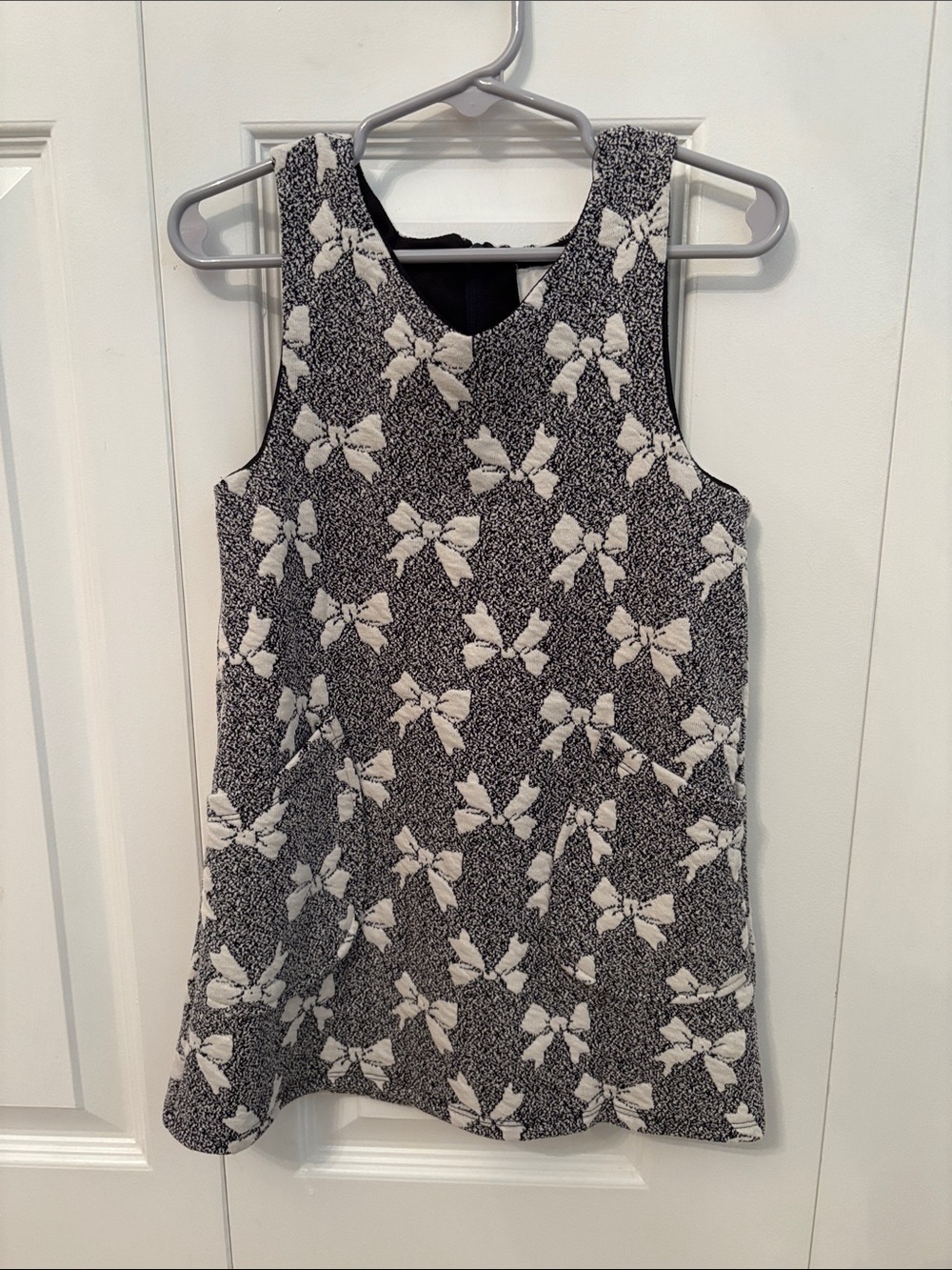 Toddler girls bow jumper dress